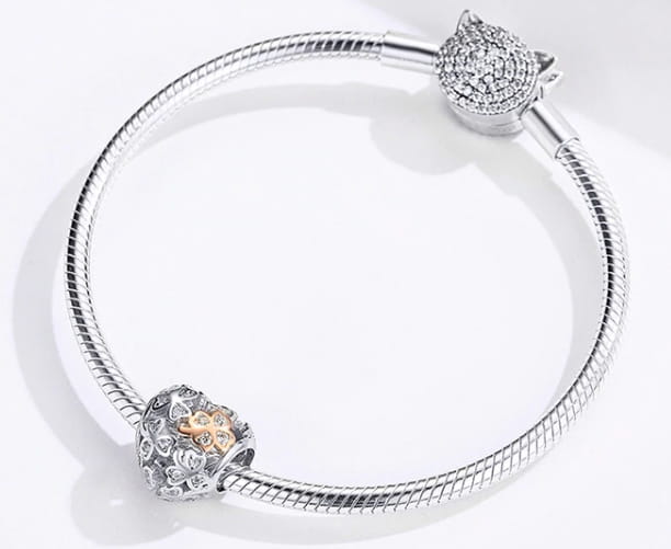 Charms do Pandora Złota Koniczynka