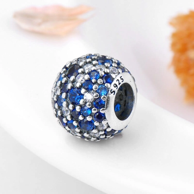 Charms do Pandora Niebieski Błysk