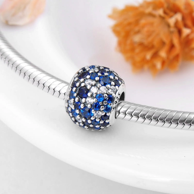 Charms do Pandora Niebieski Błysk