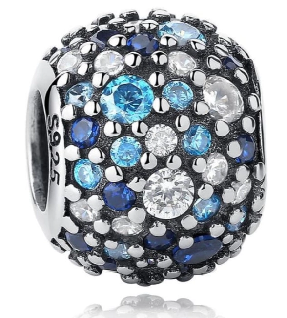 Charms do Pandora Niebieski Błysk