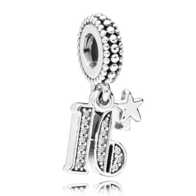 Charms do Pandora 16 Urodziny