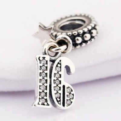 Charms do Pandora 16 Urodziny