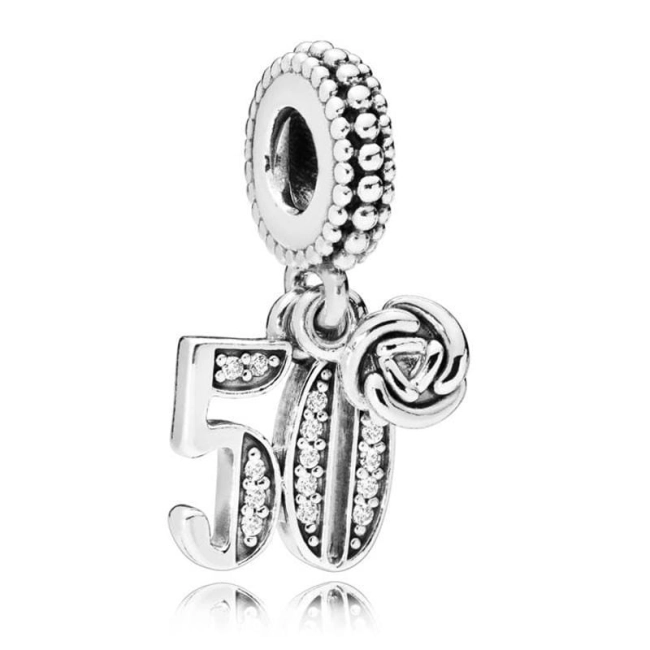 Charms do Pandora 50 Urodziny