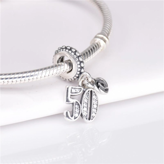 Charms do Pandora 50 Urodziny