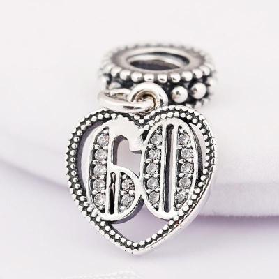 Charms do Pandora 60 Urodziny