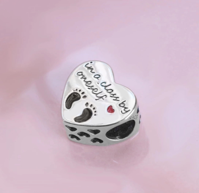 Srebrny Charms Mama z Dzieckiem