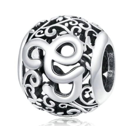 Srebrny Charms Ozdobna Literka G