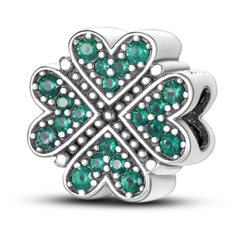 Srebrny Charms Koniczynka na Szczęście