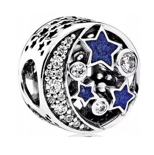 Srebrny Charms Niebieskie Niebo