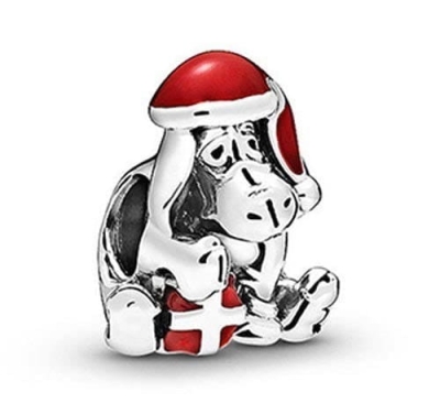 Srebrny Charms Świąteczny Kłapouchy