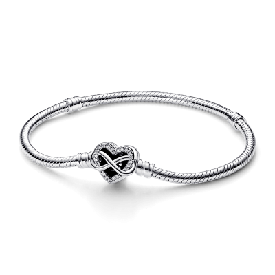 Bransoletka typu Pandora Nieskończona Miłość 19 cm