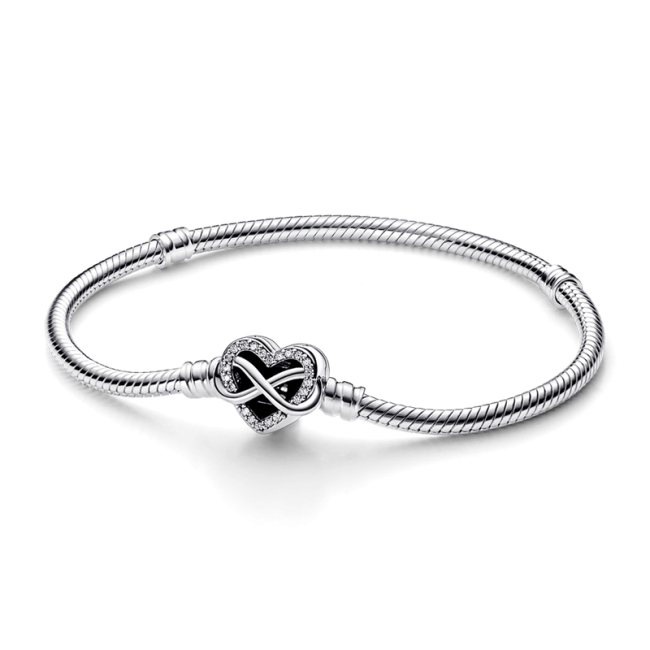 Bransoletka typu Pandora Nieskończona Miłość 19 cm