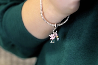 Srebrny Charms Kawa w Paryżu- sklep internetowy Kaydo