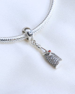 Srebrny Charms Szampan