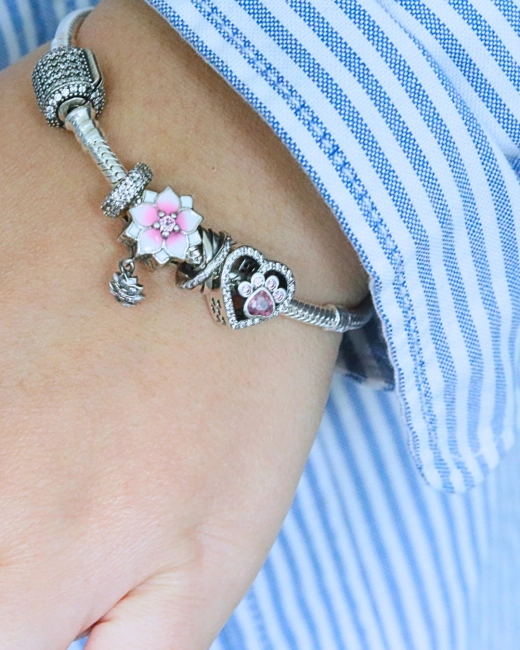 Srebrny Charms Separator Galaktyka