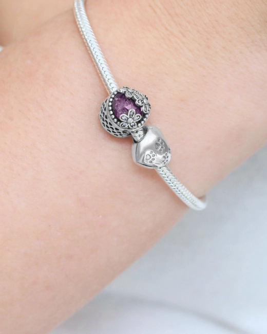 Srebrny Charms Pupil