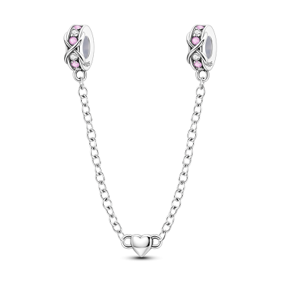 Charms Łańcuszek Zabezpieczający Szept Serca