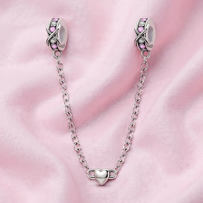 Charms Łańcuszek Zabezpieczający Szept Serca