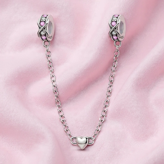 Charms Łańcuszek Zabezpieczający Szept Serca