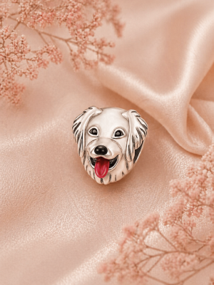 Srebrny Charms Pies Najlepszy Przyjaciel