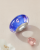 Srebrny Charms Serce Oceanu Murano