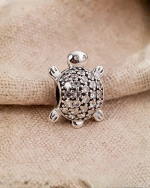 Srebrny Charms Srebrny Żółwik