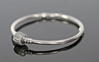 Bransoletka typu Pandora Cyrkonie 18 cm