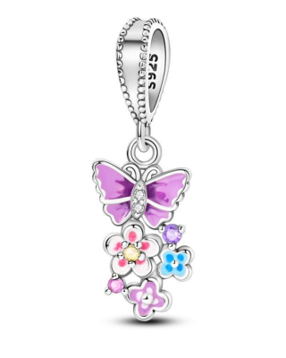 Charms Wiosenny Ogród Motyl i Kwiaty